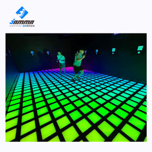 Peralatan iklan aktif Game proyektor lantai LED interaktif, Game Aktifkan kisi lompat dengan tata letak kisi - Product Image 5