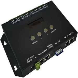 DMX ARTNET spi DmxledコントローラーTC809はsdカードでサポートされ、dmx512コンソールをサポートします - Product Image 1