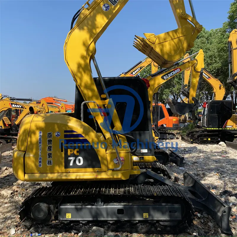 Più cercato giappone usato Komatsu PC70 Crawler Exacvator Mini 7 Ton scavatore a Shanghai in vendita