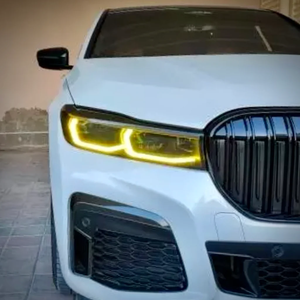 Yeni stil altın sarı DRL modülü LED devre kartı modülü BMW BMW BMW 7 serisi araba aksesuarları far gündüz çalışan ışık - Product Image 5