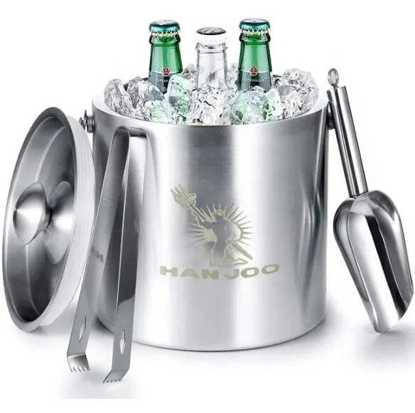3 Liter Ice Bucket for Parties Drink Cocktail Bar and Wine Champagne Bucket Beer Bottles Cooler