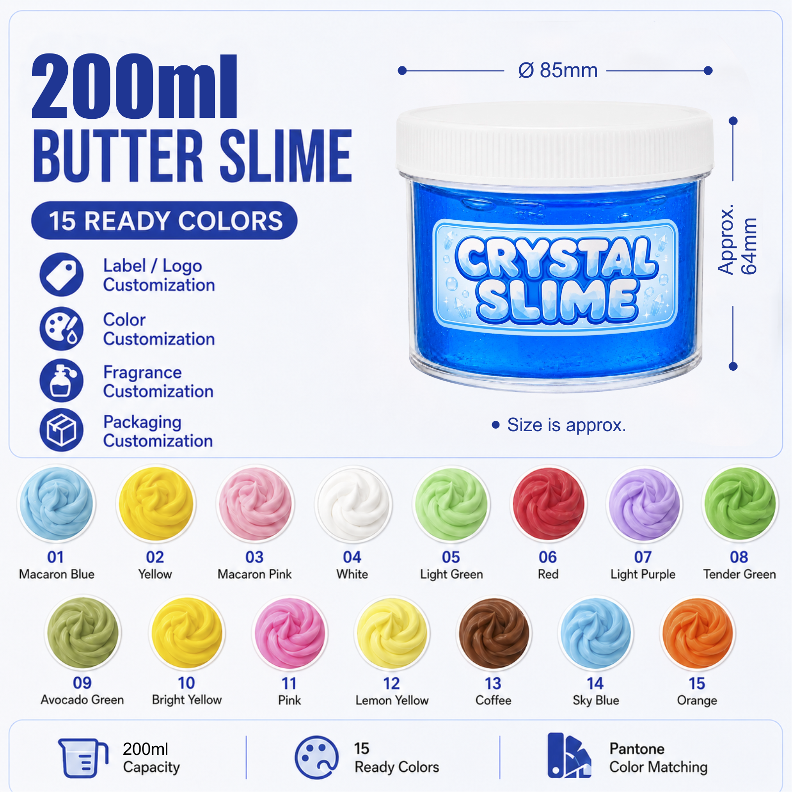 200 ml di slime al burro