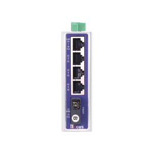 5-Port Fast <strong>Ethernet</strong> 10/100M Industrial PoE Fiber Switch for IP Cameras 1G Switch Capacity Smart Function RJ45 Console Port 100M - Product Image 5