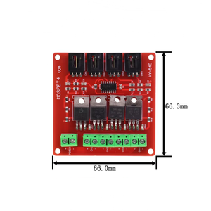 Blocchi di costruzione elettronici MOSFET interruttore a 4 vie IRF540 modulo di potenza isolato - Product Image 2