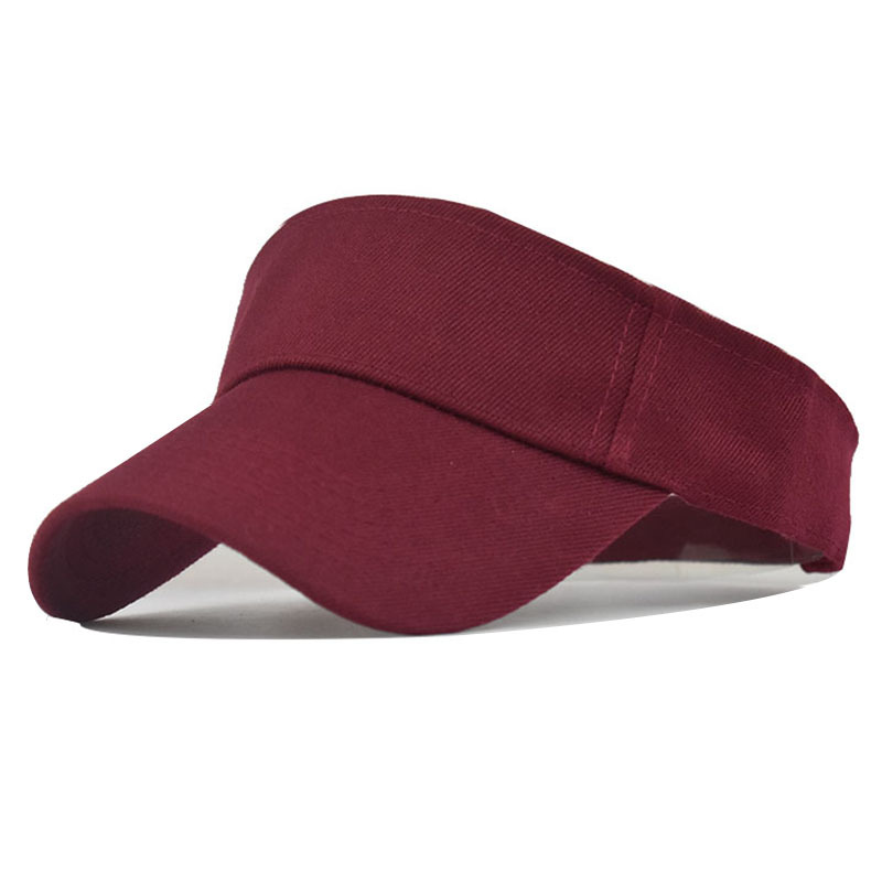 Topless hat wine red
