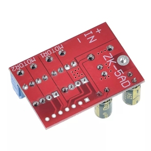 H ponte telecomando 5A 3V-14V ZK-5AD 5A doppio modulo di azionamento del motore tensione inversa PWM regolazione della velocità doppio Super L298N - Product Image 5
