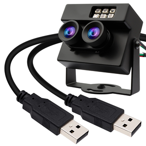 ไม่ใช่การบิดเบือน Dual เลนส์ USB2.0 กล้อง HD 1080 P OTG UVC Plug Play RGB B/W อินฟราเรด USB เว็บแคมสำหรับ Android Linux Windows - Product Image 1