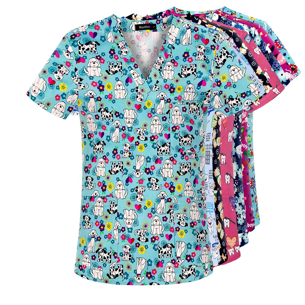 2022 Lovely Surgery Hospital Medical Uniform Beauty Salon Uniform for Female Surgical Doctors Uniform and Nurse Dress