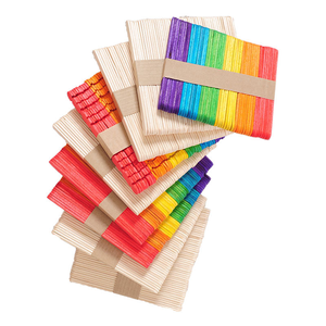 114mm biểu tượng tùy chỉnh in Stackable bền vững giá rẻ gỗ Ice Cream Sticks Popsicle Craft <span class=keywords><strong>Stick</strong></span> - Product Image 1