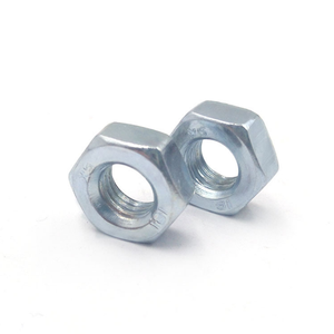 ANSI/ASME B18.2.2 sınıf 2 1/4 "5/16" 3/8 "1/2" 5/8 "somun galvanizleme beyaz veya sarı renk inç bbsw Hex somun - Product Image 1