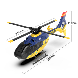<strong>RC</strong> Helicopter with Light F06 2.4G <strong>6CH</strong> Direct Drive Brushless Motor Aerobatic EC135 Helicopter for Beginner RTF Version - Product Image 5