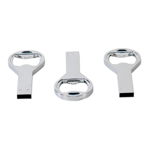 批发金属开瓶器钥匙形状Usb闪存驱动器u盘内存闪存Usb 3.0 Pendrive - Product Image 2