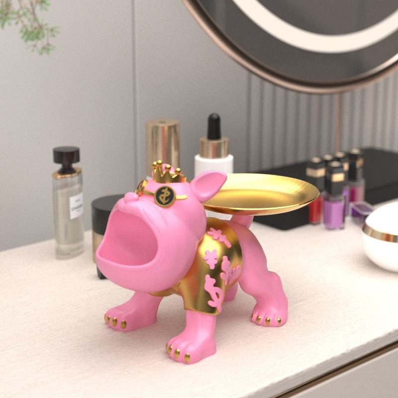 Small pink Length, width and height 24*14*17cm