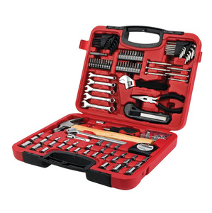 <span class=keywords><strong>Hicen</strong></span> 107电脑家用和汽车工具套装家用汽车修理手动工具包，带工具箱储物箱