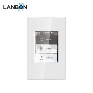 Yeni lanbon L8 anahtarı 5 modeli 1 akıllı wifi anahtarı LCD dokunmatik ekran otel ev kullanımı 1/2/3gang akıllı ev anahtarı asla çevrimdışı - Product Image 3
