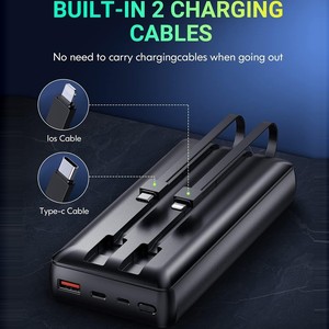 QC 3.0 4 USB <strong>Output</strong> 12V LCD Digital Display 20000 Mah PD <strong>Power</strong> <strong>Bank</strong> Universal Portable 18W Powerbank Supply - Product Image 3