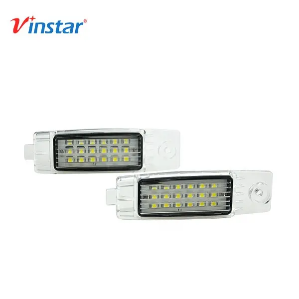 De alta calidad E-Mark certificado duradera vida-vida 18pcs SMD LED coche registro placa lámpara para TOYOTA Harrier 98-03 para Hiace