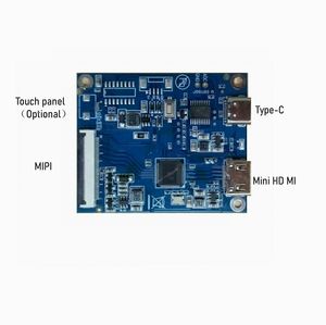 HD-MI для MIPI DSI преобразователь платы для 8,8 дюймов 480x1920 TFT ЖК-дисплей с сенсорным управлением, автоматическая яркость, Android 8,0 16 ГБ оперативной памяти - Product Image 1