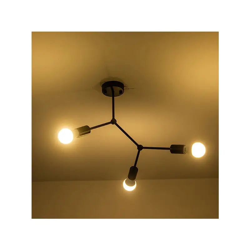 Lustre de teto de led molecular, iluminação doméstica, lâmpada para teto, quarto, luminária pingente de luxo