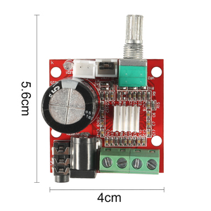 PAM8610 Mini Stereo <strong>Amplifier</strong> AMP Audio Digital <strong>Amplifier</strong> Board Module 10W+10W <strong>2</strong> Channel <strong>Amplifier</strong> Class-D 12V DC Pam8610 Board - Product Image 6