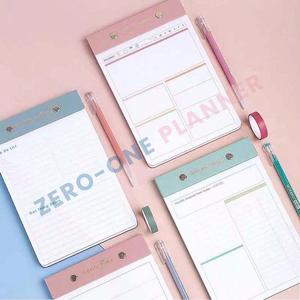 Bloc de notas de escritorio A4 personalizado, planificador de calendario, organizador de notas, planificador de cuero recargable diario - Product Image 2