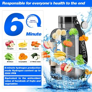 改进水离子发生器机1.5L离子氢富氢水壶便携式运动水氢水瓶 - Product Image 3