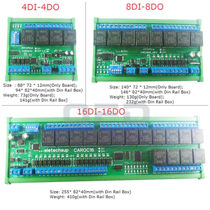 CAROC16 12V/24V 16-CH DI-DO CAN Fieldbus Relay <strong>Module</strong> RS485 <strong>Modbus</strong> RTU PLC IO Expansion Board <strong>Digital</strong> <strong>Input</strong> CAN Relay CAROC16