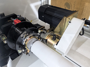 Voll automatische kleine CNC-Papier kerns chneide maschine Automatisches Laden Entladen des runden Messer kreises mit einer einzigen Klinge - Product Image 6