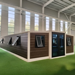 Nhà Container có thể mở rộng 20ft/40ft an toàn với biệt thự nhà bếp prefab làm từ thép - Product Image 2