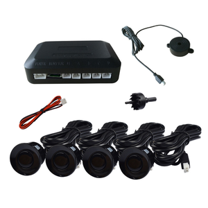 Sensores de aparcamiento para coche, alarma de aparcamiento con alarma de pitido, 4 sensores, zumbador, marcha atrás - Product Image 1
