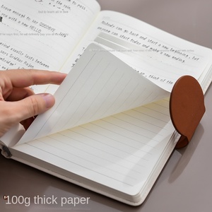 Customizable <strong>Notebook</strong> for Business Work Meetings Enterprise Value Hard Leather A5 Size Students Exercise Books for Schools - Product Image 3