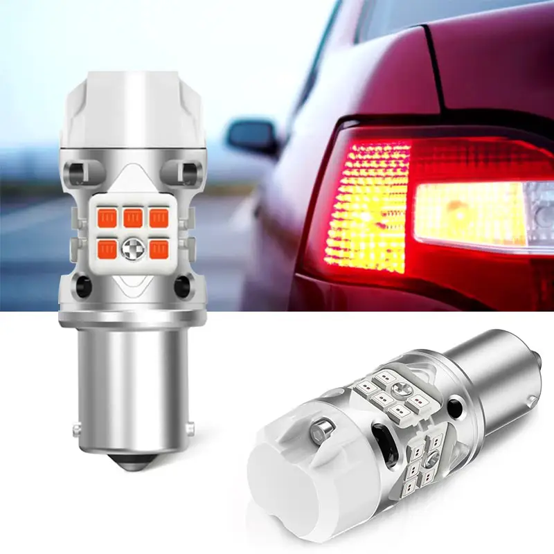 Offre Spéciale prix d'usine ba15s 1156 p21w LED ampoule de voiture 20smd 3030 Auto LED Signal frein feu arrière lampe