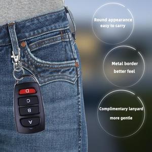 Prezzo di fabbrica 433mhz codice di apprendimento EV1527 telecomando senza fili 4 pulsanti RF telecomando duplicatore per porta del Garage - Product Image 5