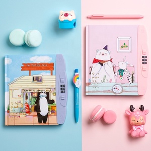 A5 Diary <strong>Notebook</strong> Number <strong>Code</strong> Lock Diary Book Journal <strong>Notebook</strong> with Password Lock