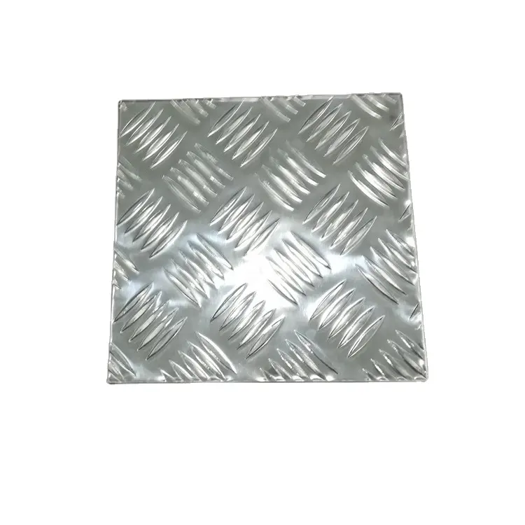 Piastra a scacchi in alluminio piccolo grande 5 barre con motivo diamantato Anti Skip a scacchi