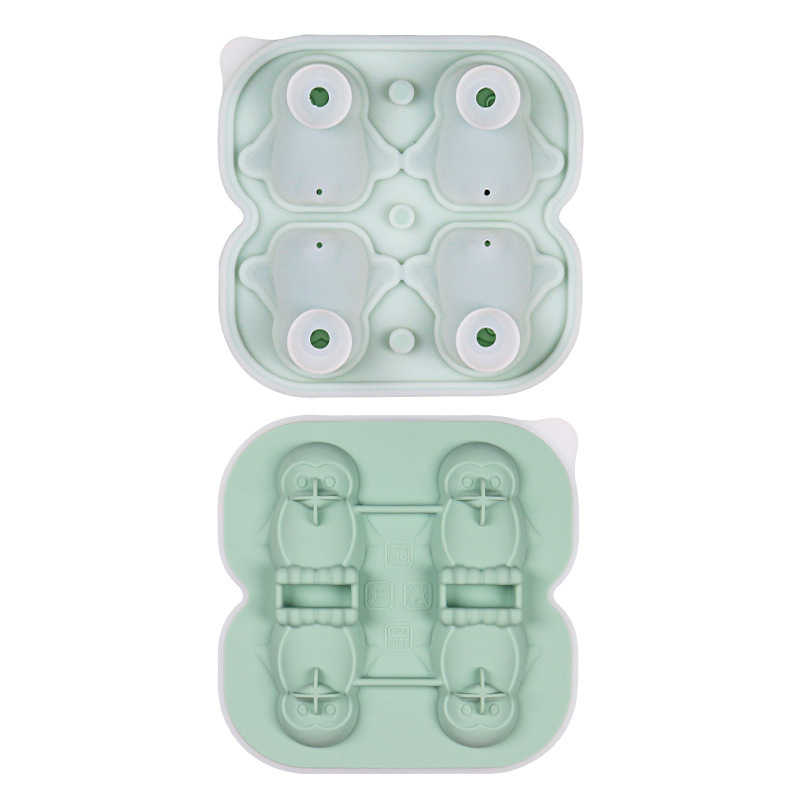 Penguin Ice Tray-Green