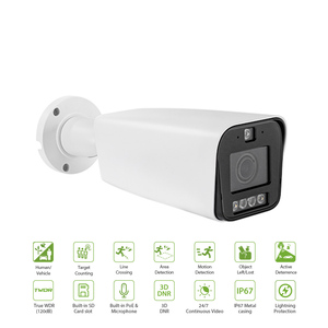2MP Smart ibrido luce Vari-focale Bullet IP telecamera impermeabile IP67 Wireless IP sistema di telecamere di sicurezza con POE interno - Product Image 3