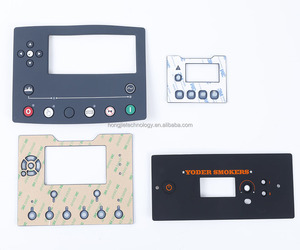 Botón de teclado de pantalla de control principal de generador mecánico con teclados de silicona autoadhesivos 3M - Product Image 4