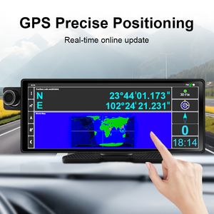10.25 inch Wifi <span class=keywords><strong>Android</strong></span> Carplay, Google GPS Navigator đa phương tiện truyền thông máy nghe nhạc phổ xe, không dây phía trước và phía sau kép Dash Cam - Product Image 5