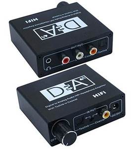 Fibra óptica digital Coaxial Analógico Perilla giratoria de 5,1 canales Convertidor digital a analógico con decodificación variable - Product Image 5