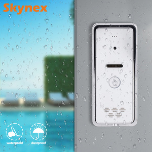 Metall Video Tür Tür sprechanlage mit elektrischem Schloss Smart Türklingel Wifi Outdoor 4 Haus Komplette Anzeige und Zubehör