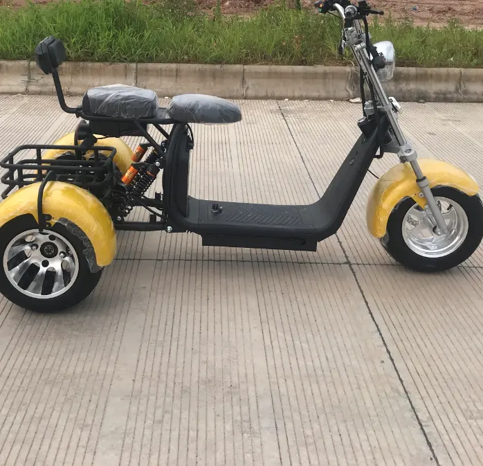 Emark EEC COC Certificate 60V 20AH Battery 2000W Big Motor Three Wheel electric motorcycle scooter tricycles ce