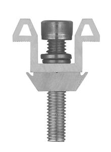35mm pannello solare alluminio morsetti di montaggio centrale e centrale pannello solare centro C morsetto tetto e staffa di montaggio - Product Image 2