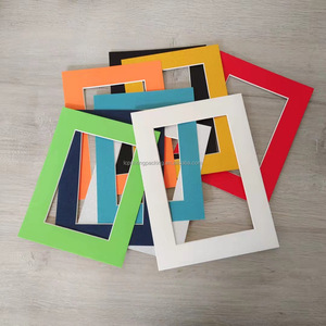 Caja de sombra de papel kraft, marco de foto de una capa de cartón, 4x6 pulgadas, con logotipo personalizado, venta al por mayor