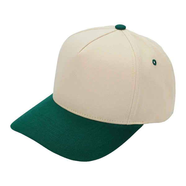 Verde y beige