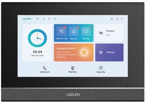 Kit de control de acceso de seguridad para el hogar, sistema de intercomunicación IP de 7 pulgadas, Wifi, Android, Tuya, aplicación remota inteligente, teléfono, puerta de vídeo al aire libre - Product Image 3