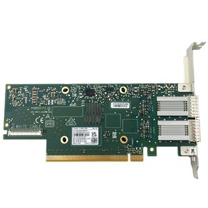 Scheda di interfaccia di rete Ethernet PCIe 3.0x16 doppia porta 200 Gb/s QSFP56 ConnectX-6 VPI serie Mellanox MCX654106A-HCAT - Product Image 3