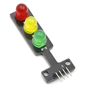 LED traffic signal module 5V traffic light emitting single control board Electronic <strong>learning</strong> block <strong>programming</strong> - Product Image 2
