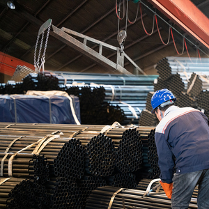 אספקת מפעל לפי תקן EN 10219, צינור פלדה S195 S235 לעמודי פיגומים, צינור ברזל מגולוון - Product Image 2