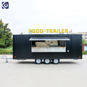 Camptrl di động thực phẩm Xe tải cà phê Pizza thực phẩm Trailer đầy đủ trang bị 20ft container Nhà hàng với nhà bếp container Cafe Bar - Product Image 3